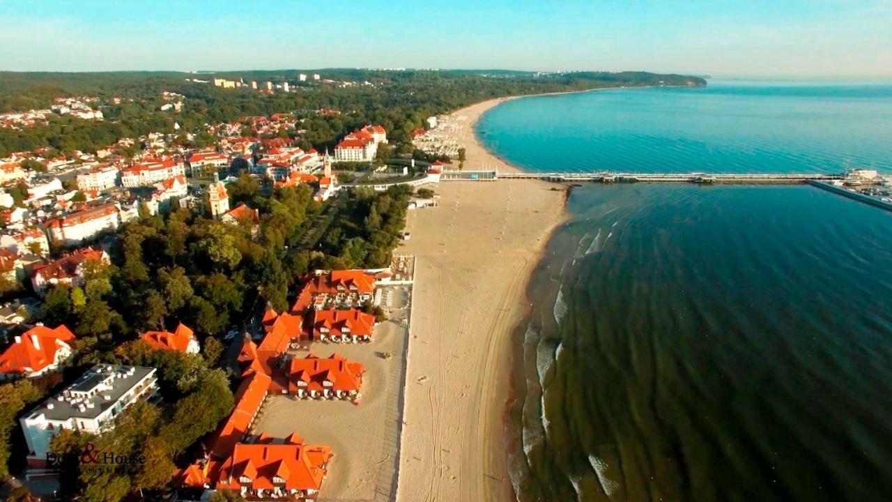 Dom & House - Apartments Okrzei Prime Sopot Buitenkant foto